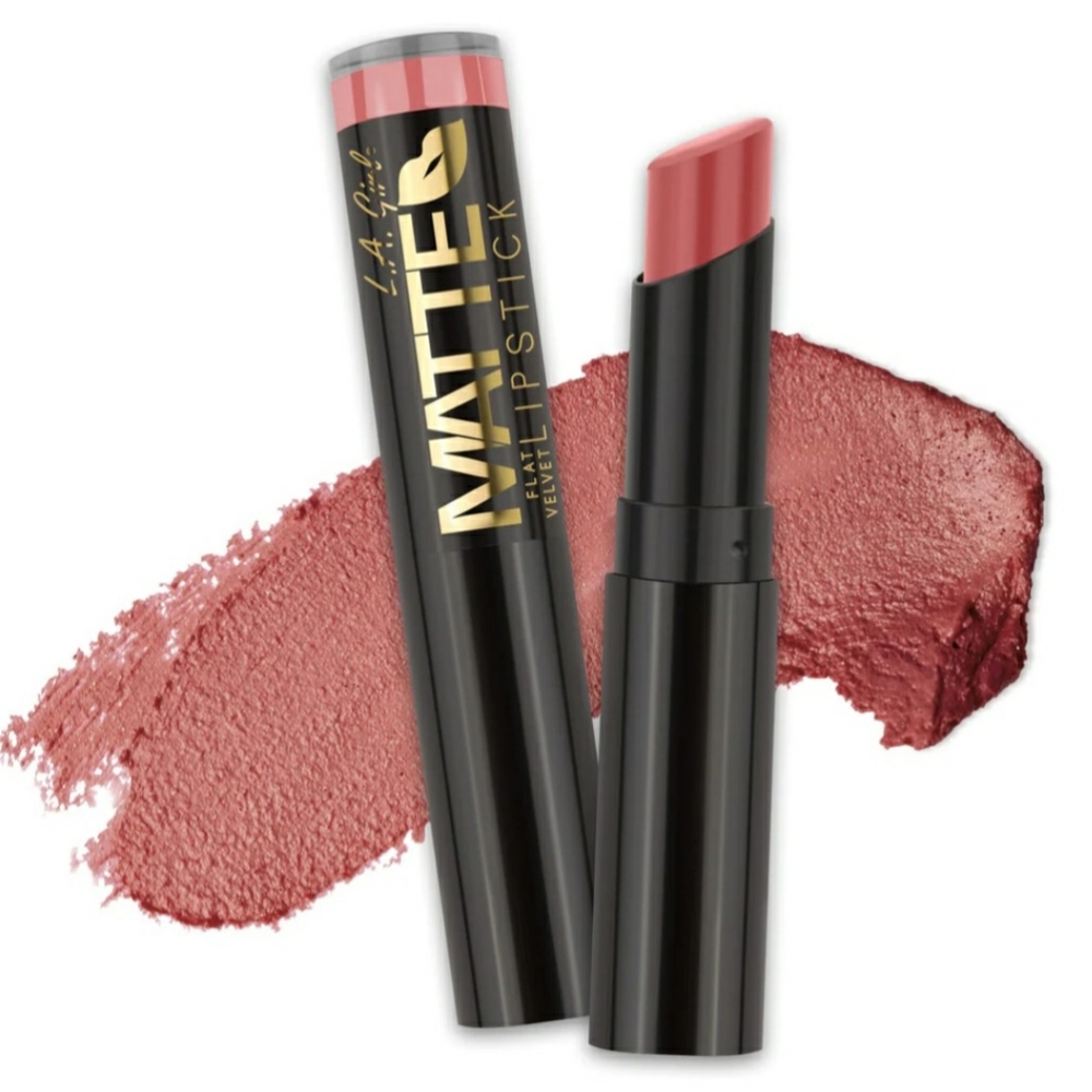 LA Girl Matte Flat Velvet Lipstick, GLC813 HUSH